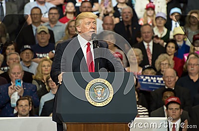 President Trump Editorial Stock Photo